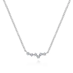 14K White Gold Diamond Constellation Necklace - NK6118W45JJ