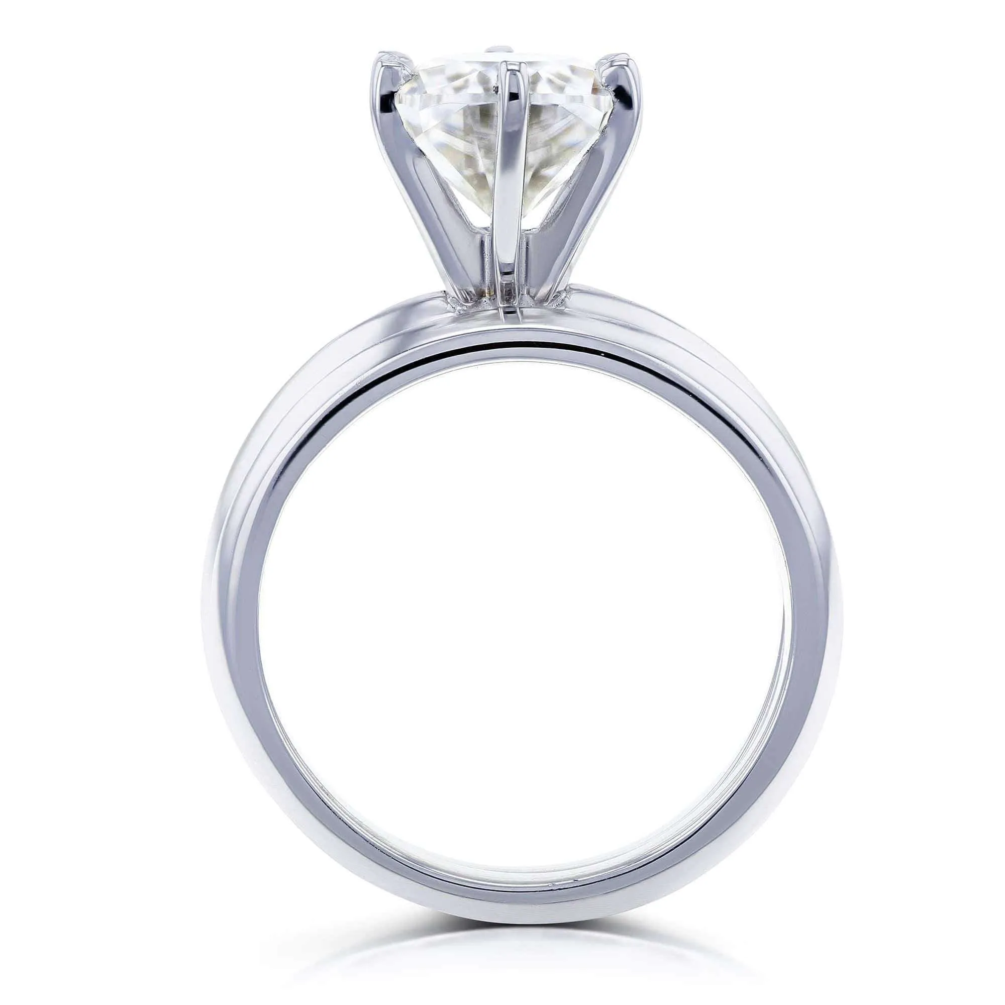 2-1/10ct Oval 6-Prong Bridal Set