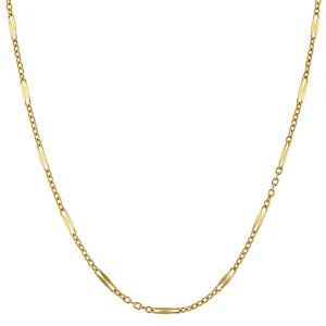 26" Fancy Link Necklace | Pre-Loved | 18K Yellow Gold