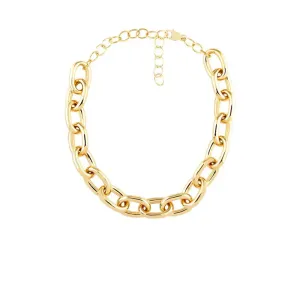 Ana Oval Chunk Chain Necklace