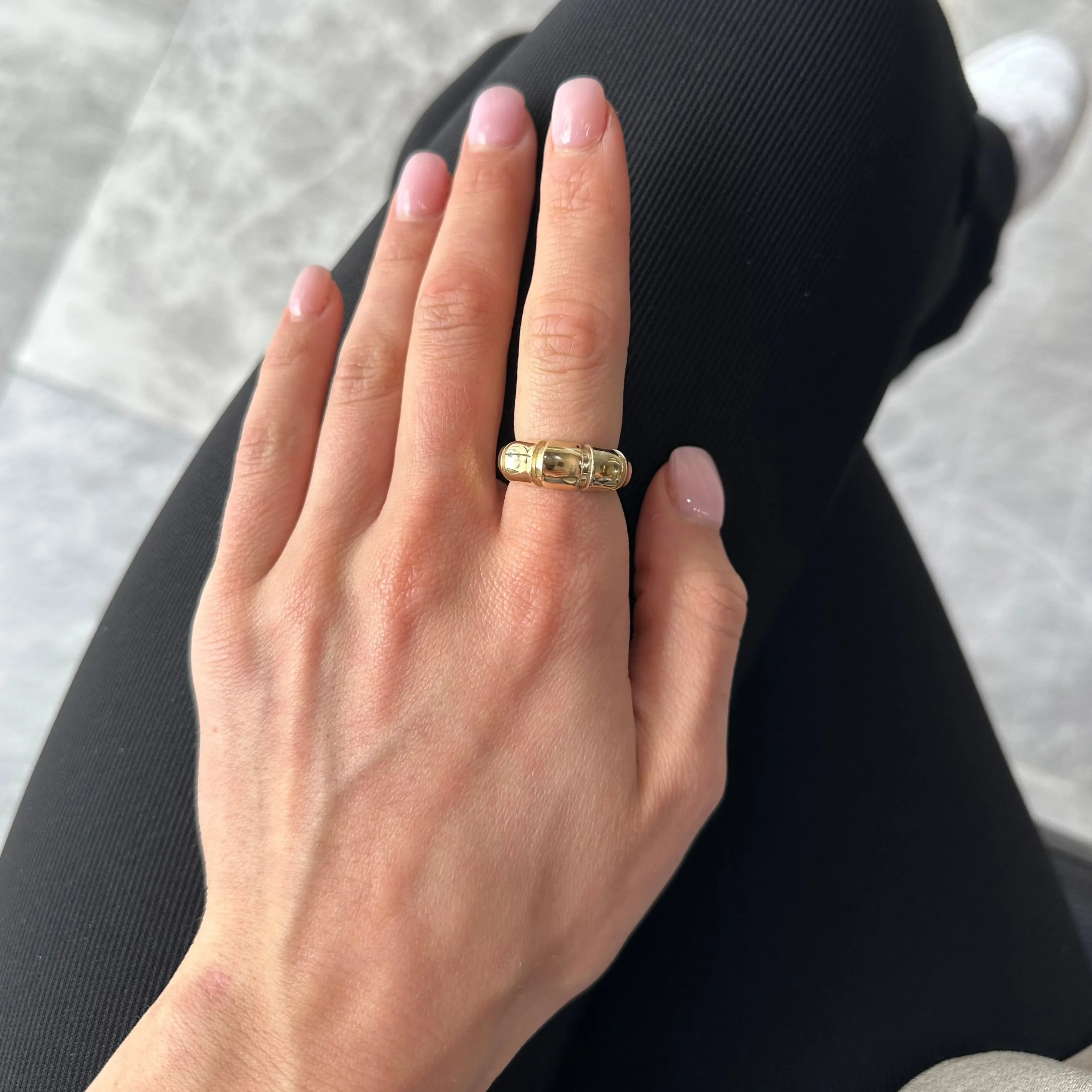 BAMBOO FLUTED RING