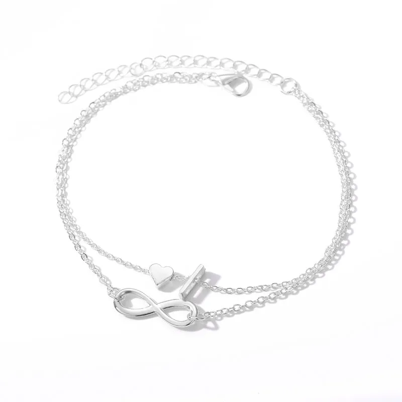 Beach chain clavicle Anklet