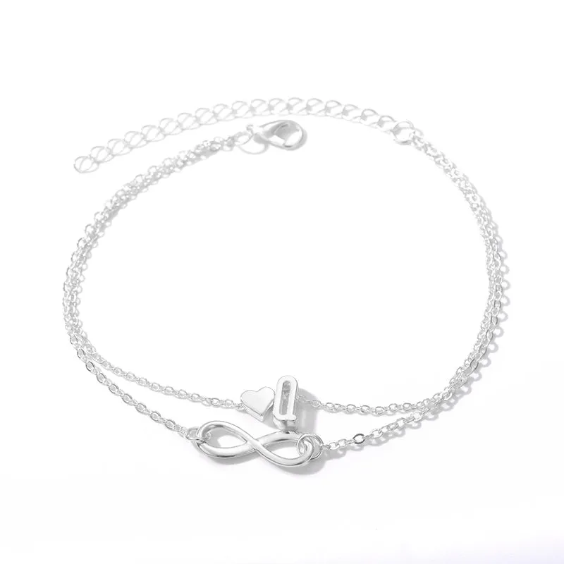 Beach chain clavicle Anklet