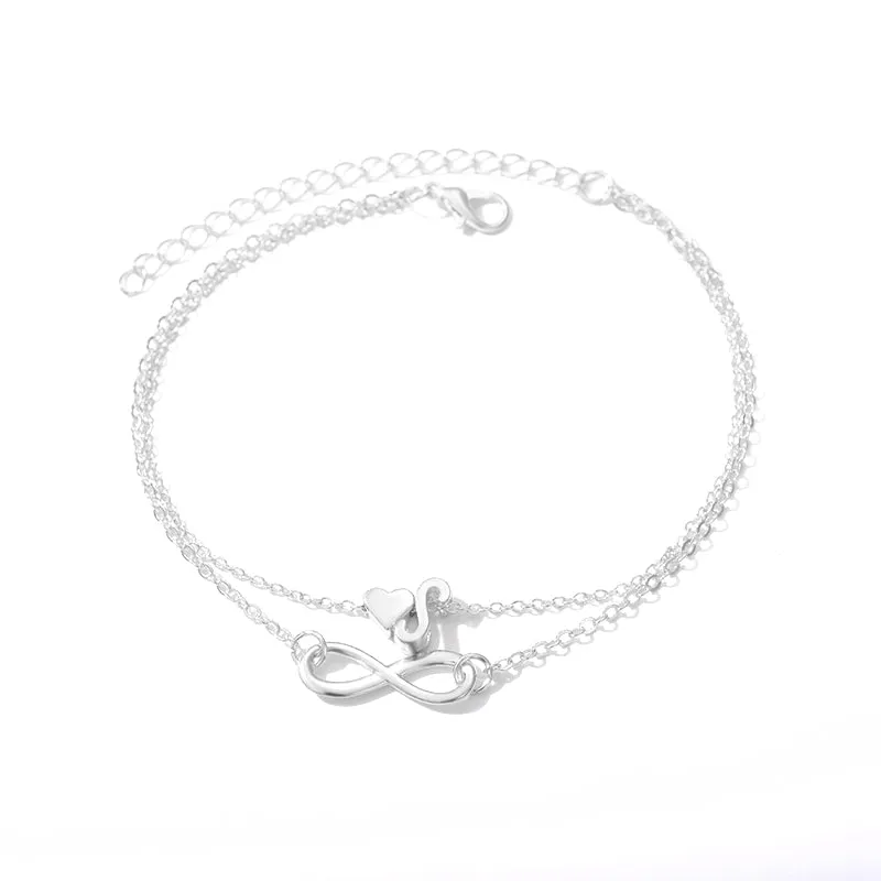 Beach chain clavicle Anklet