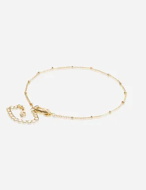 Bobble Anklet - Gold