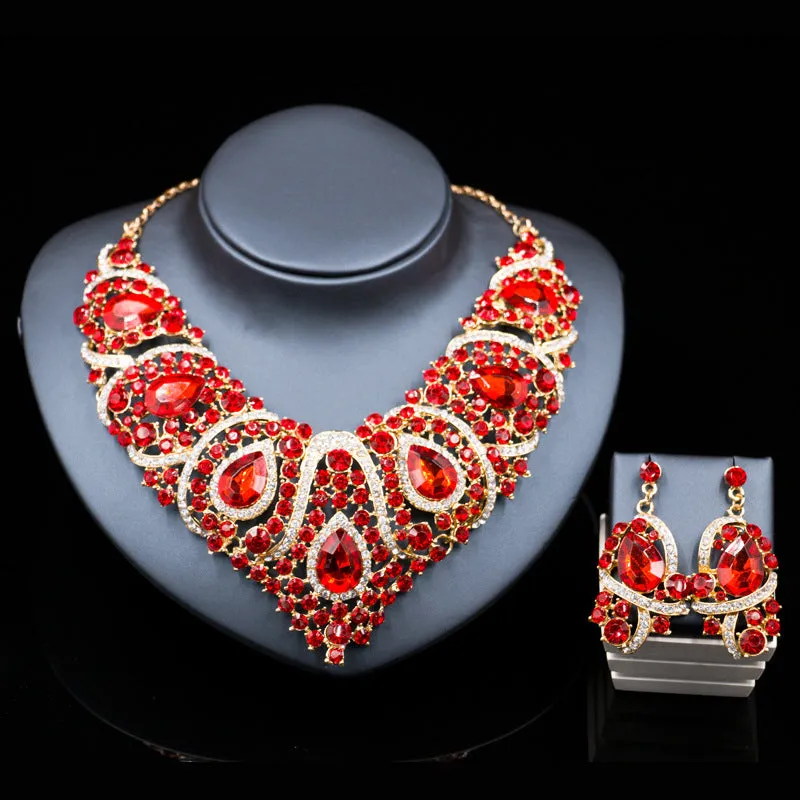 Bride Stylish Necklace Earring Set