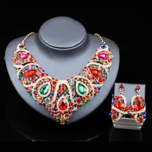 Bride Stylish Necklace Earring Set