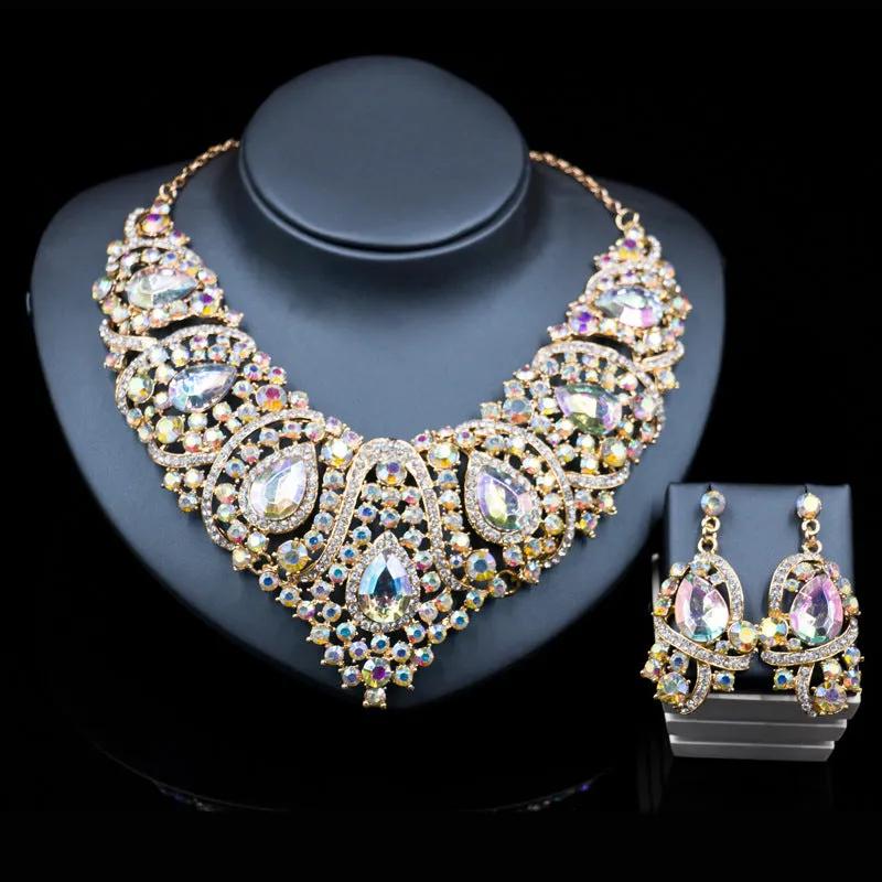 Bride Stylish Necklace Earring Set