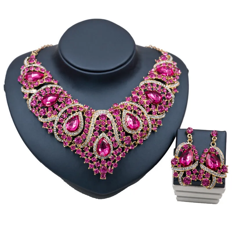 Bride Stylish Necklace Earring Set