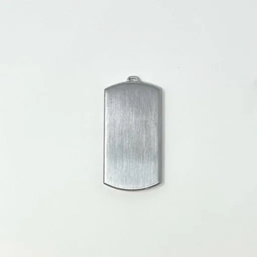 Cobalt Chrome Pendant - Dog Tag