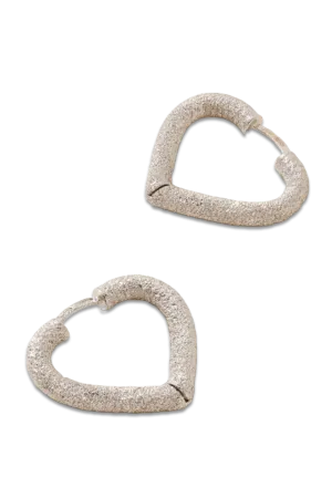 Cuore Huggy 18-Karat White Gold Hoop Earrings