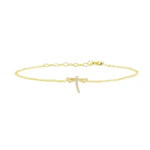 Dragonfly Diamond Bracelet