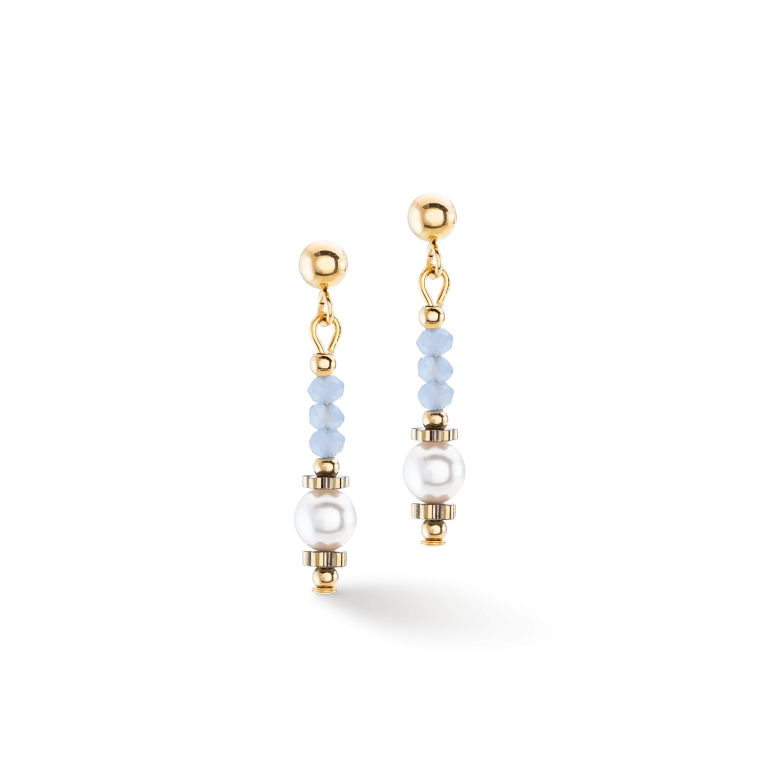 Earrings Little Twinkle Pearl Mix light blue