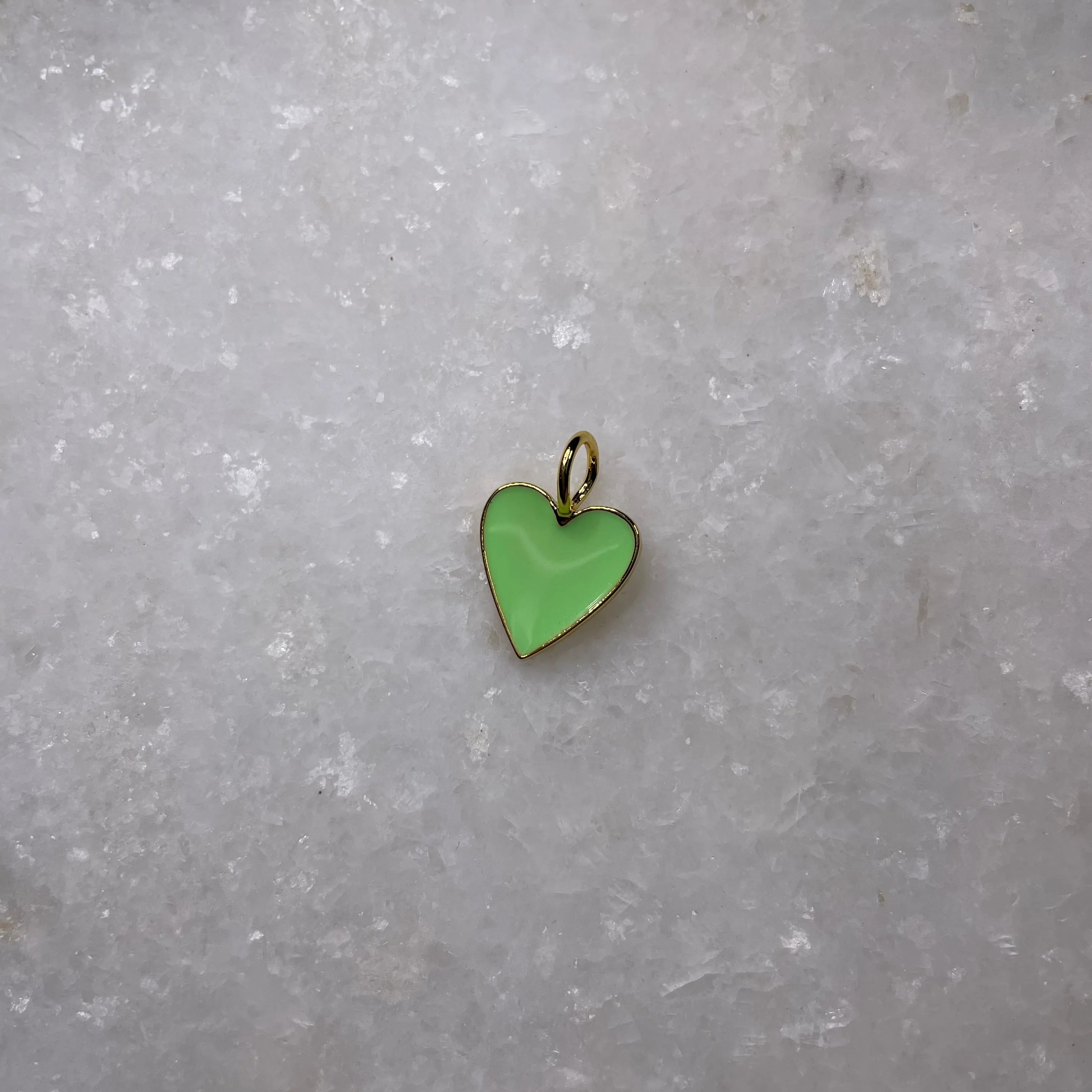 Enamel Heart Charms-Assorted