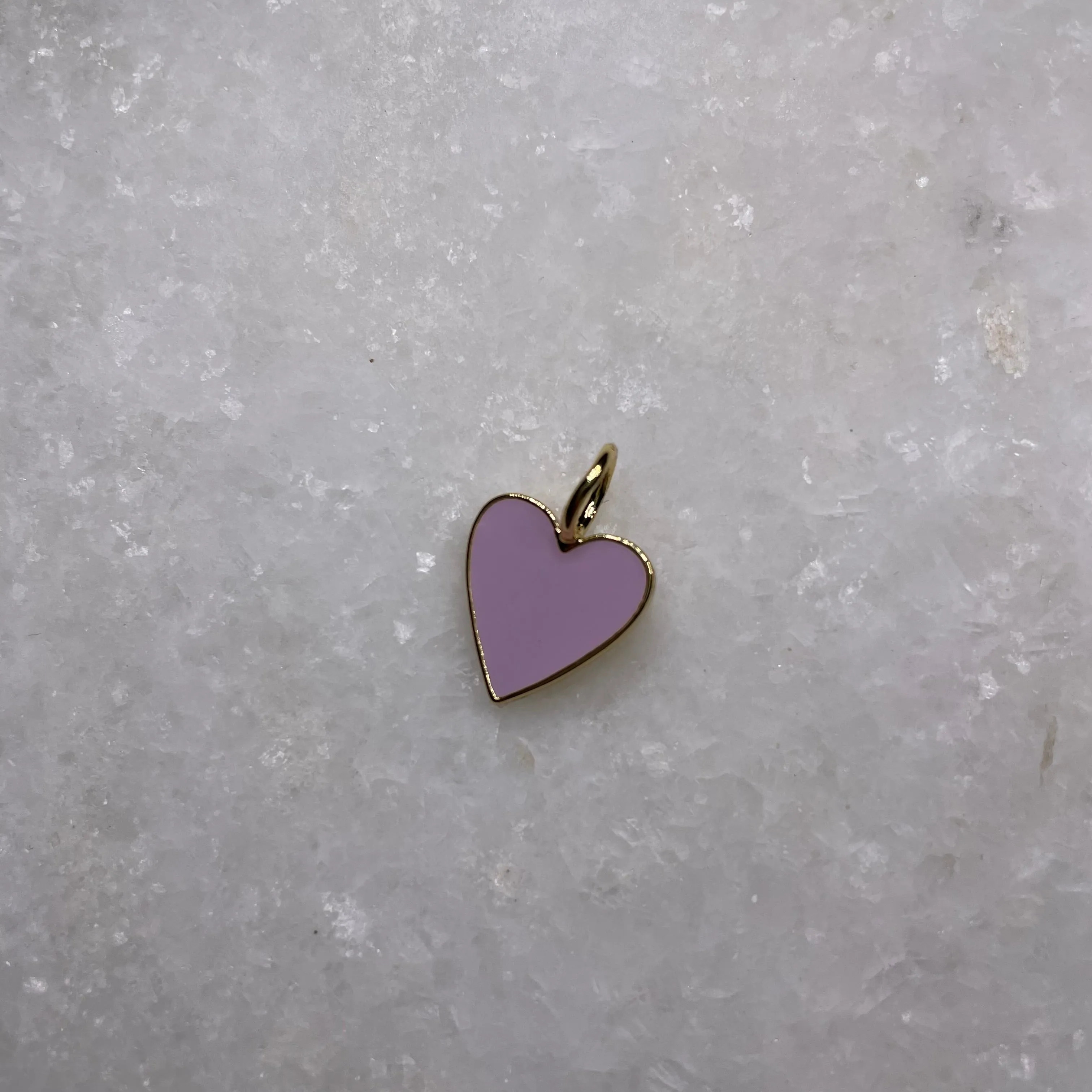 Enamel Heart Charms-Assorted