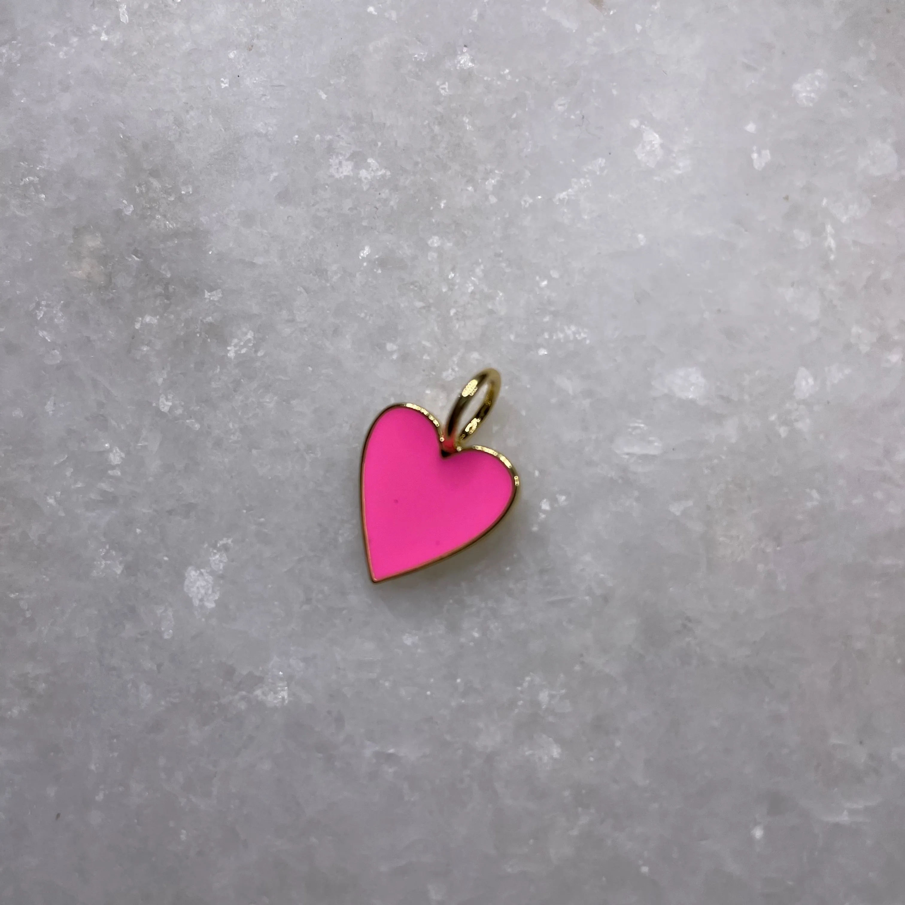 Enamel Heart Charms-Assorted