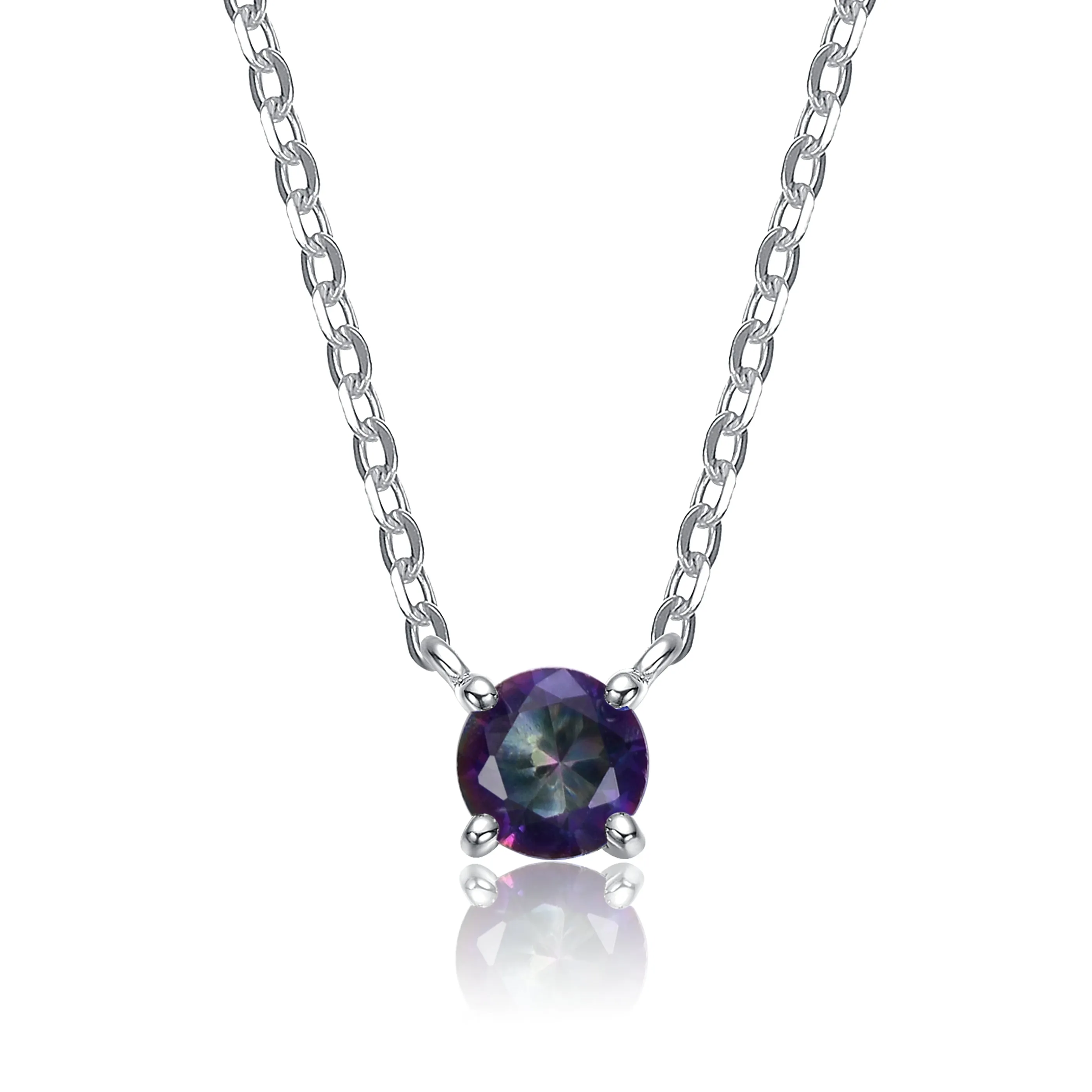 Gabrielle Kids Birthstone Solitaire Necklace