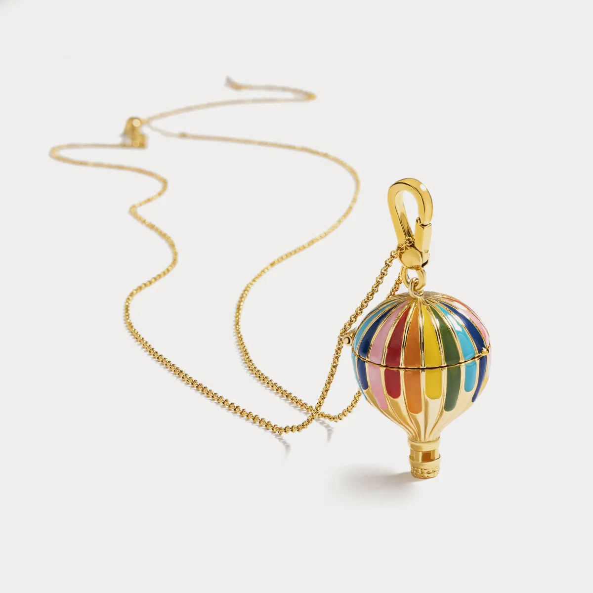 Hot Air Balloon Pendant Necklace