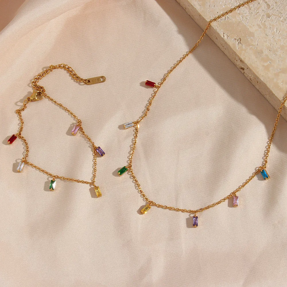 Josephine Gemstone Necklace