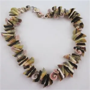 Large Everlasting Natural Sea Shell Necklace Bold