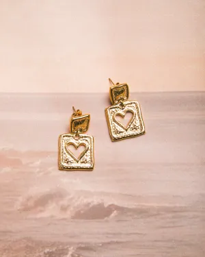 Love Lock Earrings | Gold