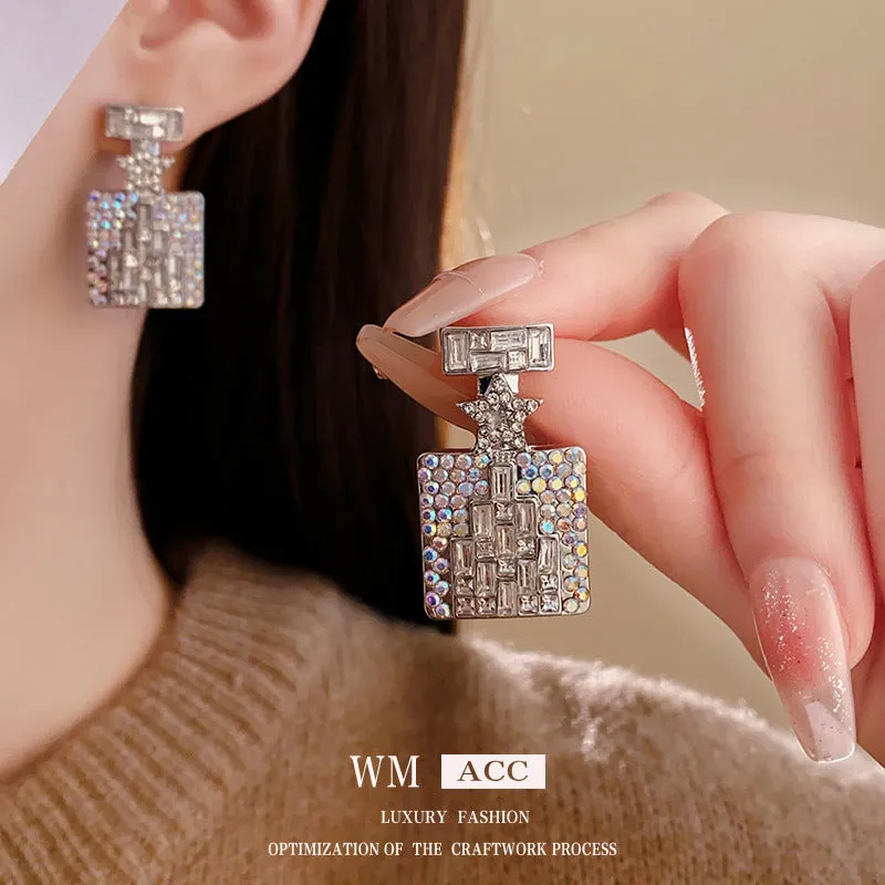 Luxurious Star Geometric Alloy Electroplating Earrings