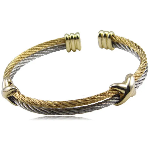 New High Quality Fashion Jewelry Infinite Brand Bracelets Bangles Titanium Steel Brand Gold Bracelets For Women