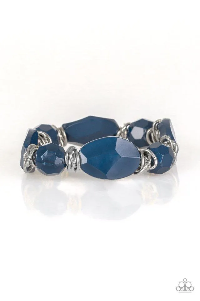 Paparazzi Bracelet ~ Savor The Flavor - Blue