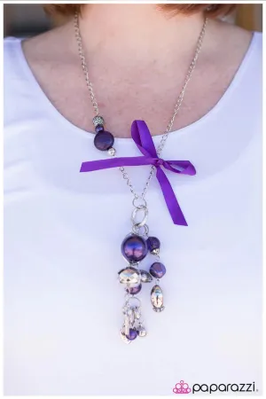 Paparazzi Necklace ~ Wishful Thinking - Purple