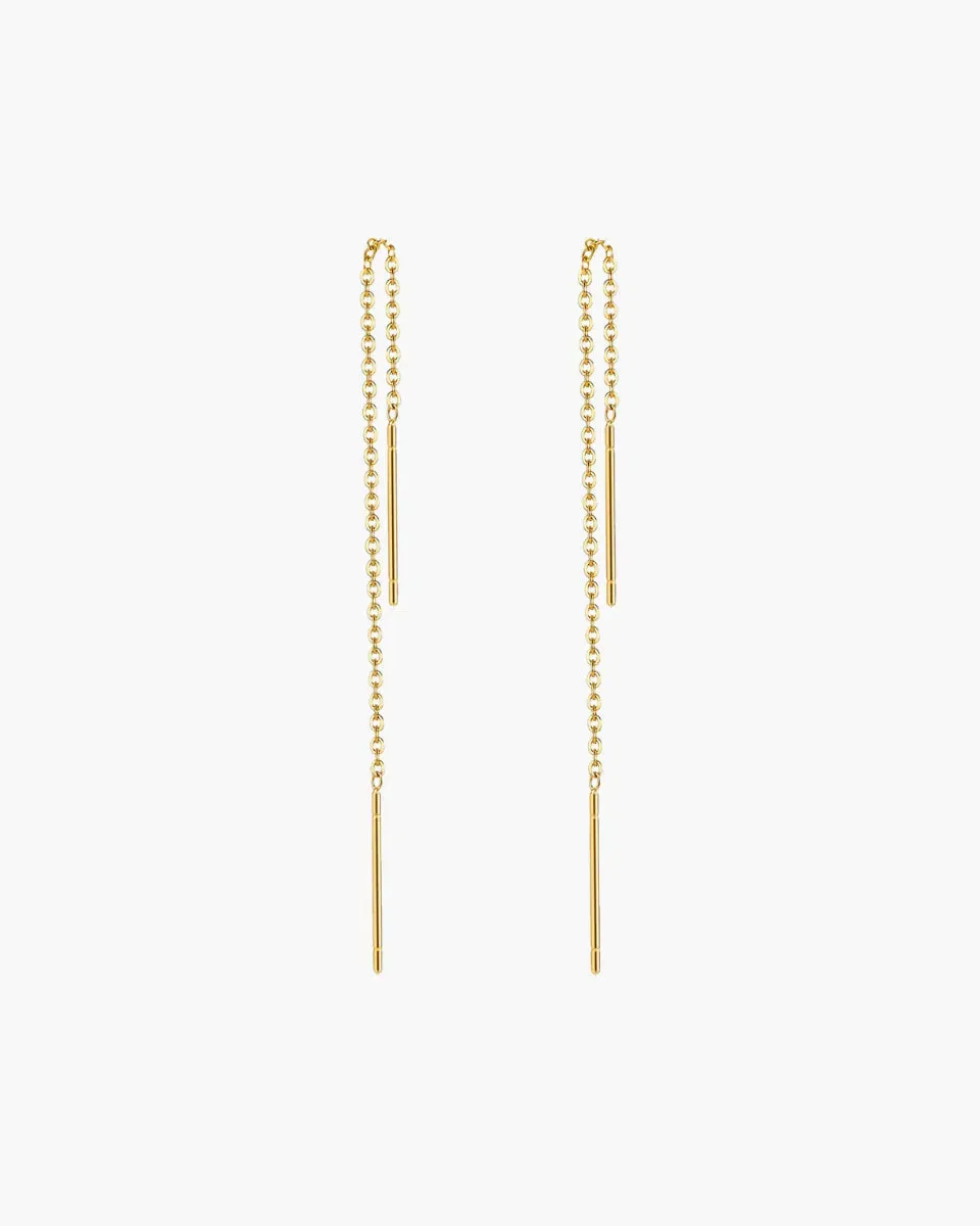 Persis – Modern design – Thread-through hoops