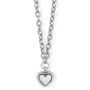 Pretty Tough Bold Heart Necklace