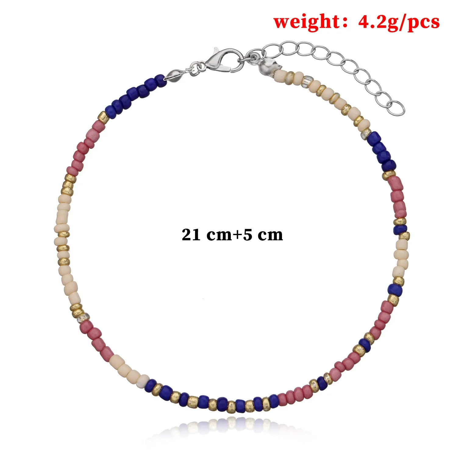 Rice Flower Anklet Femininity Simple Beach Foot Ornaments