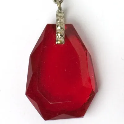 Ruby Pendant Earrings