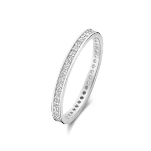 Saint Germain Merle 14 karat white gold ring with zirconia