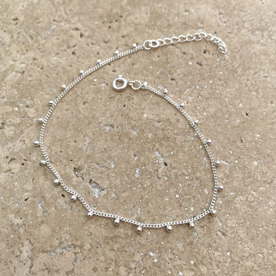 Sterling Silver Anklet - Bijou