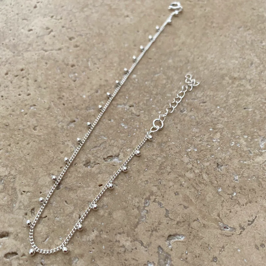 Sterling Silver Anklet - Bijou