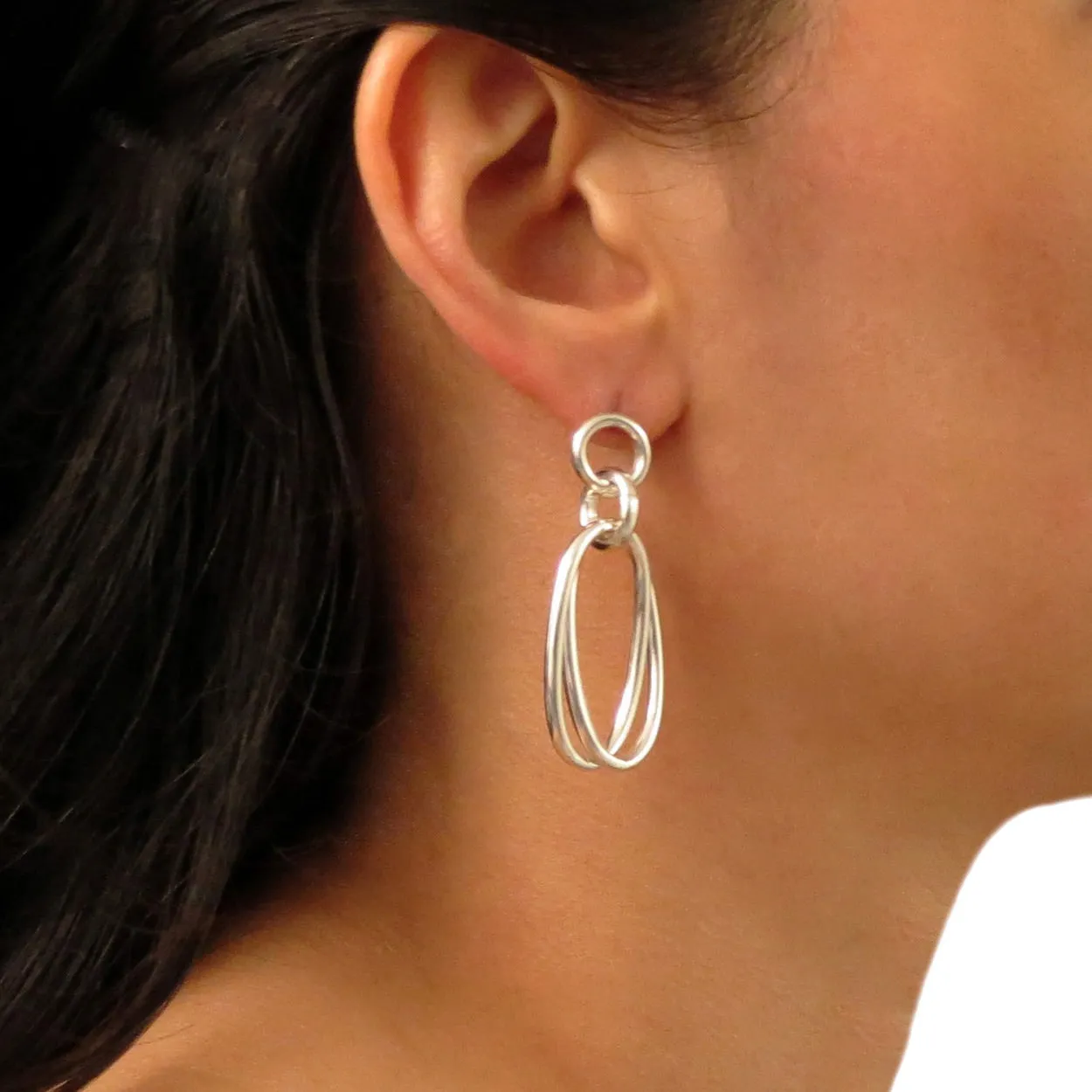 Sterling Silver Hoop Earrings