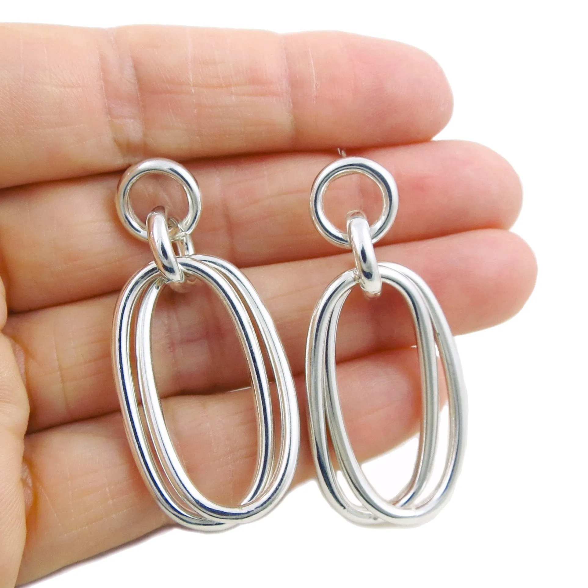 Sterling Silver Hoop Earrings