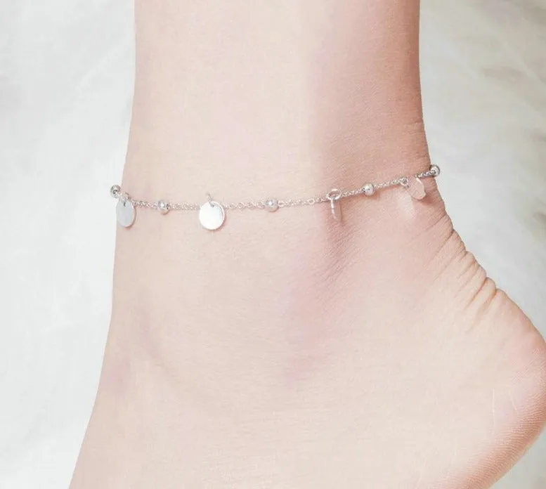 Stylemein - Silver Anklets For Women | Silver Anklet Chain