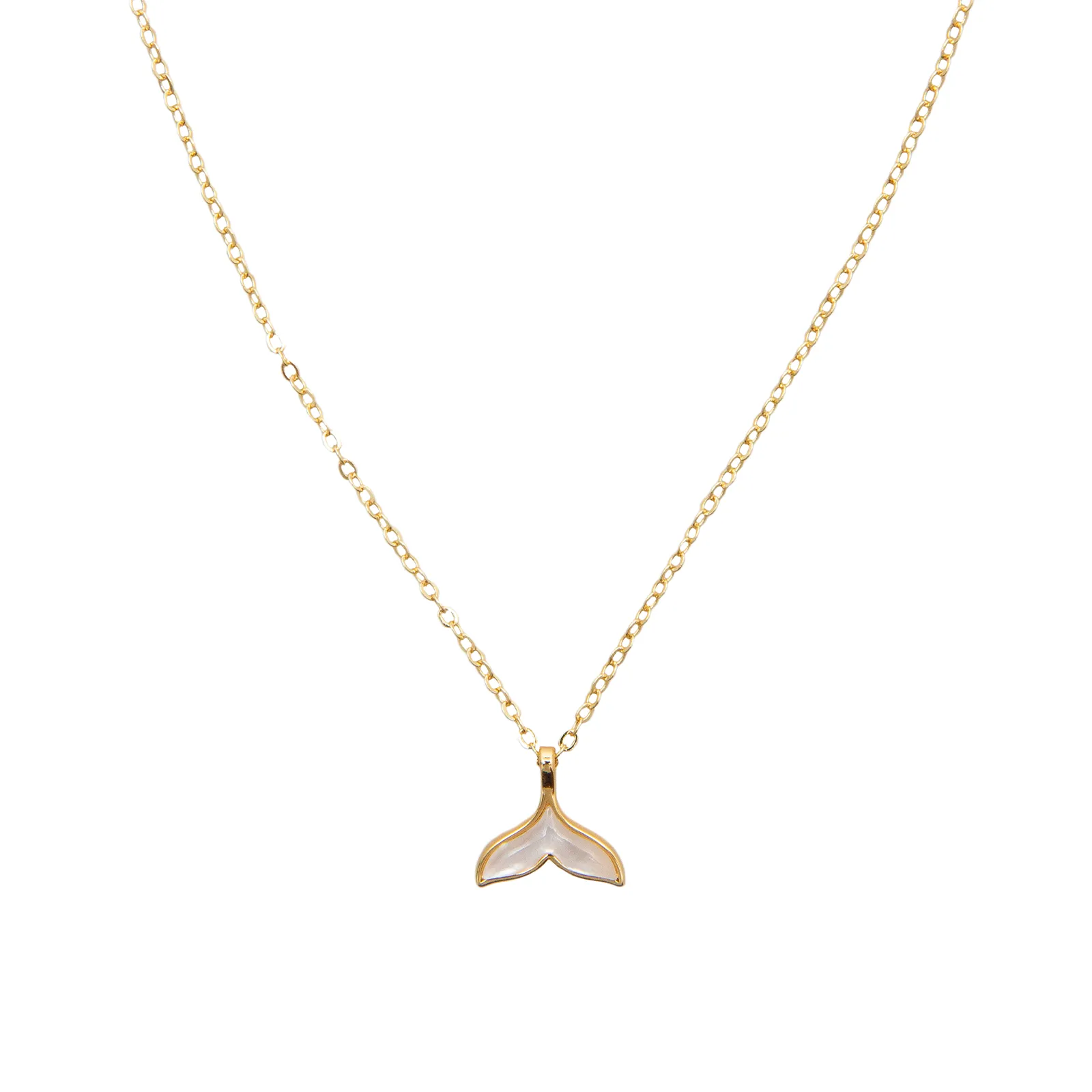 Whale's Tail Charm Necklace