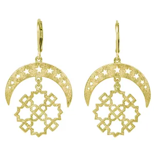 Zoe & Morgan Essaouira Earrings - 22ct Yellow Gold Plated